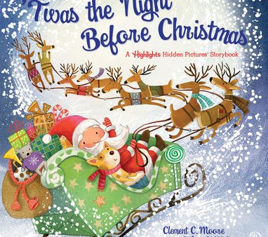 Twas the Night Before Christmas: Christmas Storybook with Seek-And-Find Puzzles for Kids 4-8, Over 120 Hidden Objects Online Hot Sale