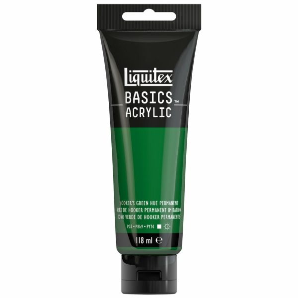 Akryyliväri 118ml 224 Hooker s Green Hue Perma Liquitex Basics Acrylic Sale