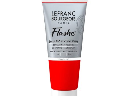 Akryyliväri 80ml matta 409 Flourescent Red L&B Flashe Acrylic Fashion