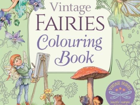 Vintage Fairies Colouring Book Hot on Sale