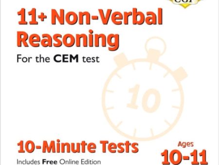 11+ CEM 10-Minute Tests: Non-Verbal Reasoning - Ages 10-11 Book 1 (with Online Edition) For Discount