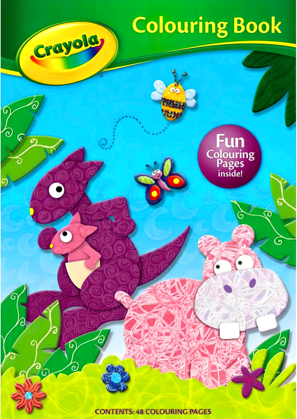 Crayola In The Wild Colouring Book: Hippo Cheap