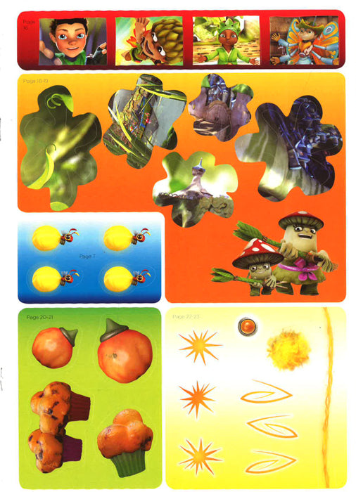 Tree Fu Tom: Tree Fu Fun Sticker Book Supply