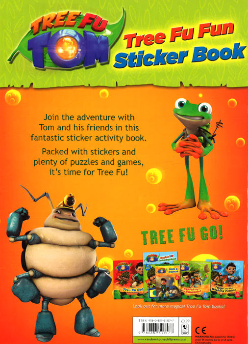 Tree Fu Tom: Tree Fu Fun Sticker Book Supply